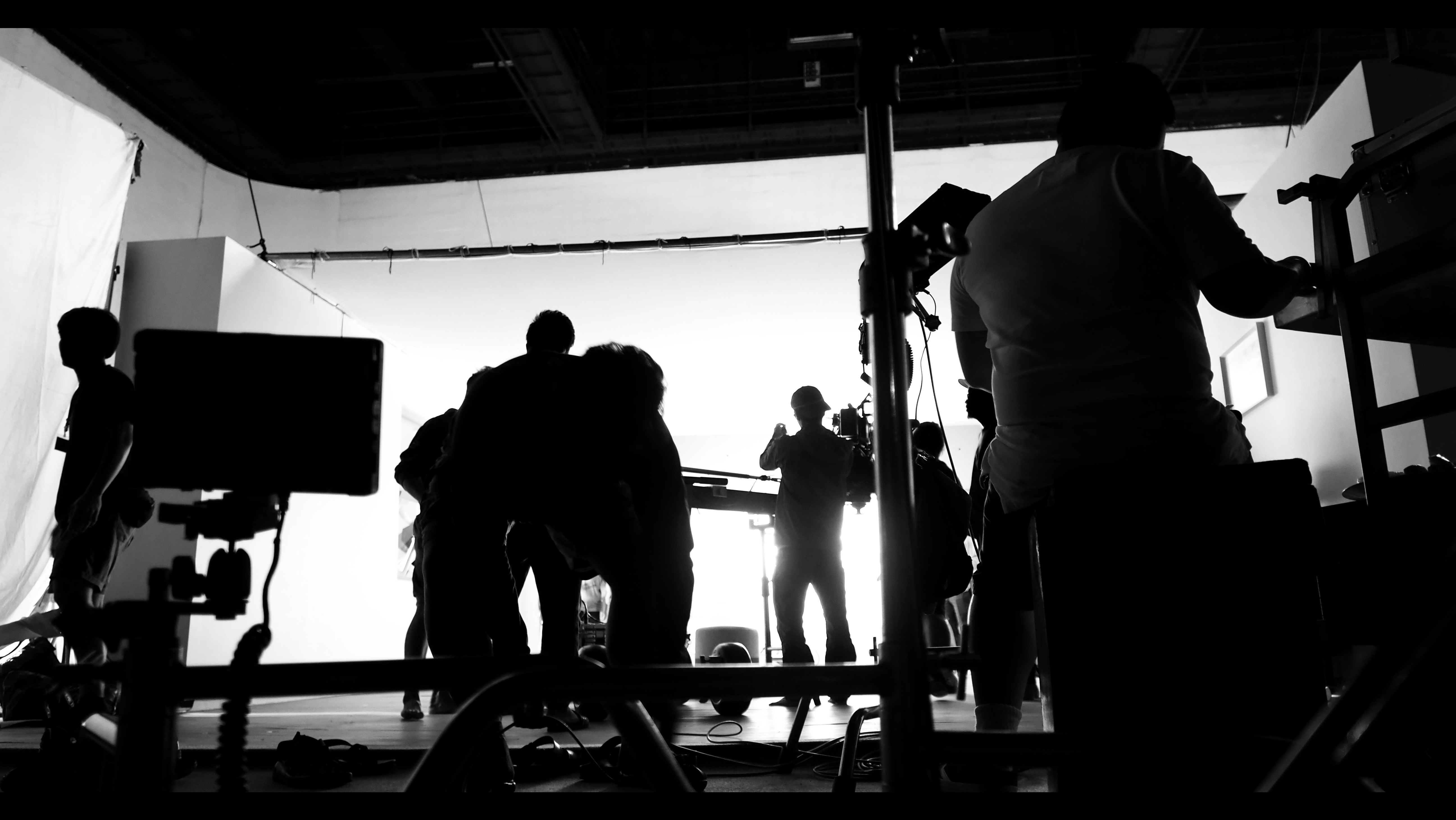 The Mainstage Multimedia production crew on set